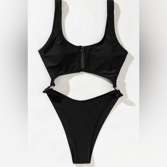 Zaful | Swim | Zaful Size Large Cut Out One Piece Swimsuit | Poshmark